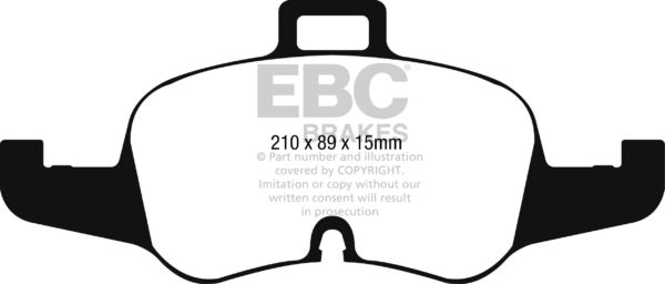 DP32256C - EBC Redstuff Brake Pads; Front - Image 3