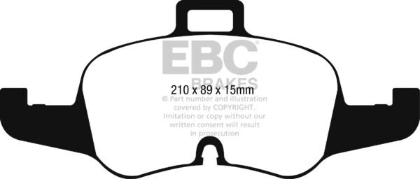 DP52256NDX - EBC Bluestuff NDX Brake Pads; Front - Image 5