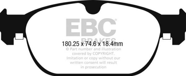 DP22260 - EBC Greenstuff 2000 Brake Pads; Front - Image 3