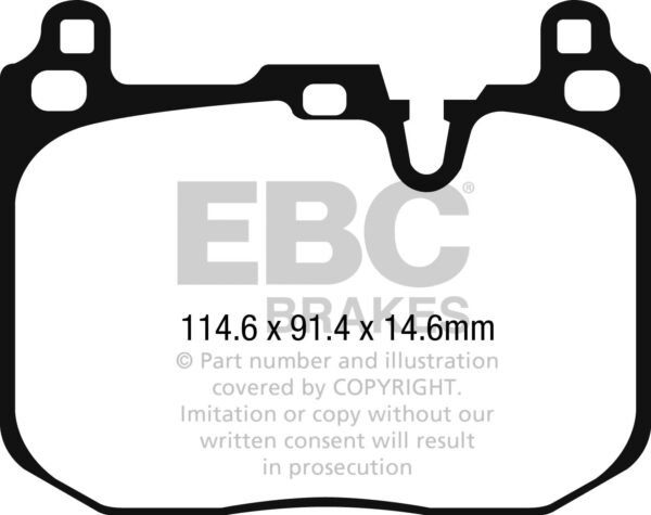 DPX2271 - EBC Ultimax Brake Pads; Front - Image 3