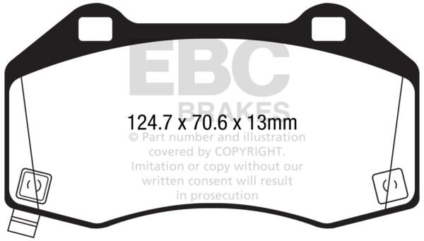 DPX2286 - EBC Ultimax Brake Pads; Front - Image 3