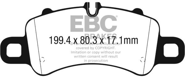 DP32307C - EBC Redstuff Brake Pads; Front - Image 3