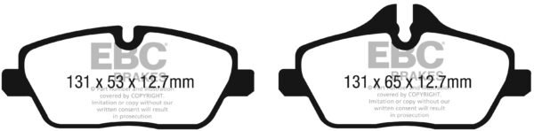 DPX2328 - EBC Ultimax Brake Pads; Front - Image 3