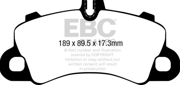 DP52379NDX - EBC Bluestuff NDX Brake Pads; Front - Image 3