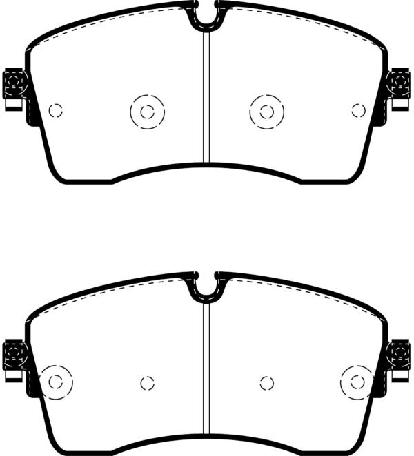DP42385R - EBC Yellowstuff Brake Pads; Front - Image 3