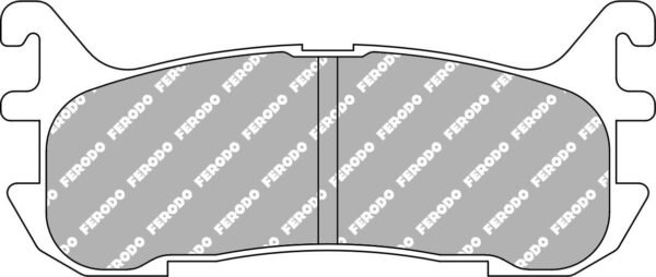 FER-FCP1012H - Ferodo DS2500 Brake Pads; Rear - Image 3