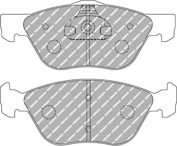 FER-FCP1052R - Ferodo DS3000 Brake Pads; Front - Image 3