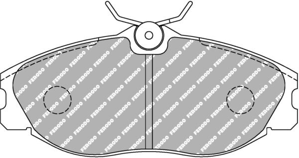 FER-FCP1063H - Ferodo DS2500 Brake Pads; Front - Image 3
