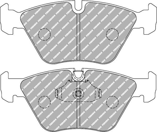FER-FCP1073H - Ferodo DS2500 Brake Pads; Front - Image 3