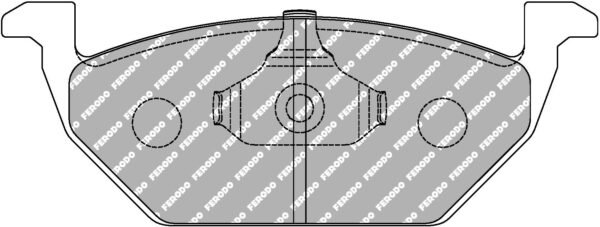 FER-FCP1094H - Ferodo DS2500 Brake Pads; Front - Image 3
