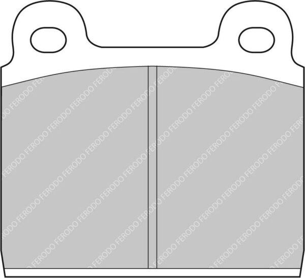 FER-FCP11H - Ferodo DS2500 Brake Pads; Front/Rear - Image 3