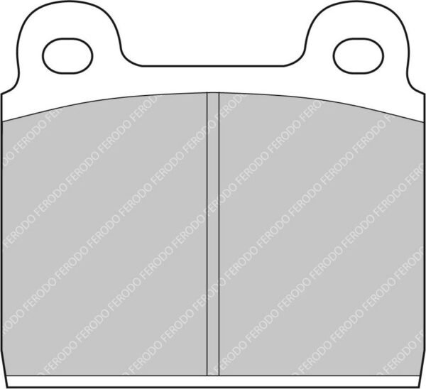 FER-FCP11Z - Ferodo DS UNO Brake Pads; Front/Rear - Image 3
