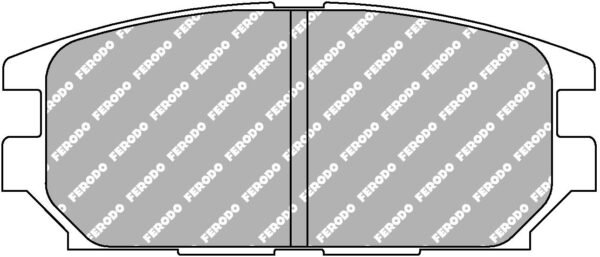 FER-FCP1280R - Ferodo DS3000 Brake Pads; Rear - Image 3