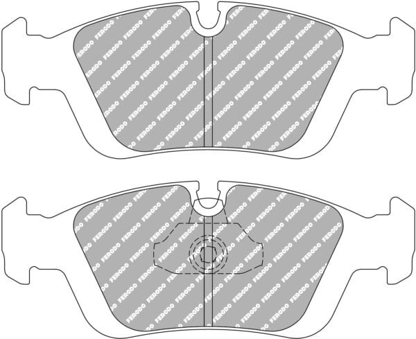 FER-FCP1300H - Ferodo DS2500 Brake Pads; Front - Image 3