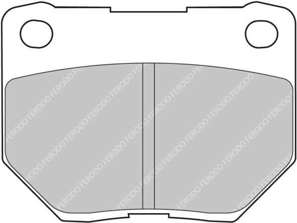 FER-FCP1372H - Ferodo DS2500 Brake Pads; Rear - Image 3