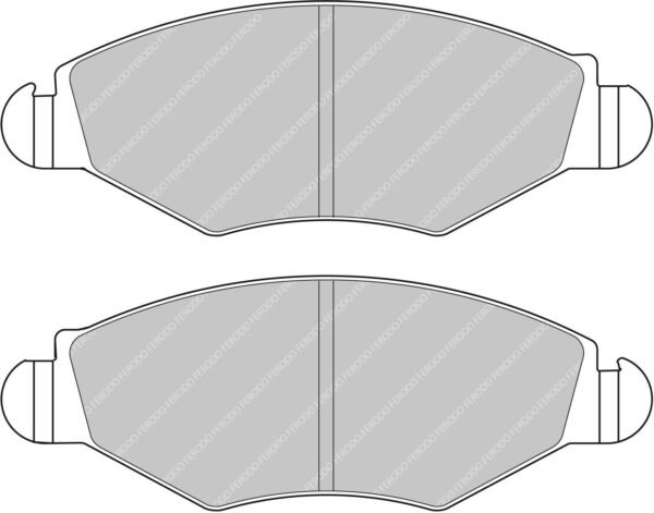 FER-FCP1378H - Ferodo DS2500 Brake Pads; Front/Rear - Image 3