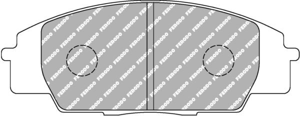 FER-FCP1444W - Ferodo DS1.11 Brake Pads; Front - Image 3