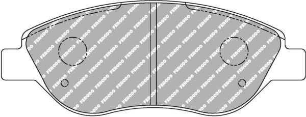 FER-FCP1468H - Ferodo DS2500 Brake Pads; Front - Image 3