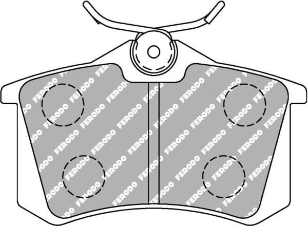 FER-FCP1491W - Ferodo DS1.11 Brake Pads; Front/Rear - Image 3