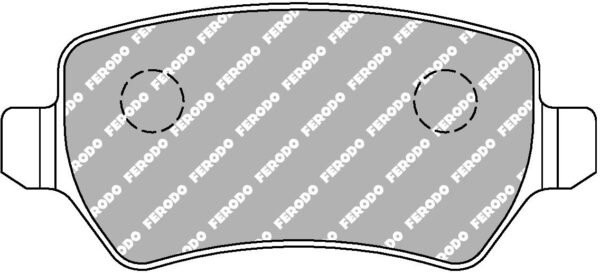 FER-FCP1521H - Ferodo DS2500 Brake Pads; Rear - Image 3