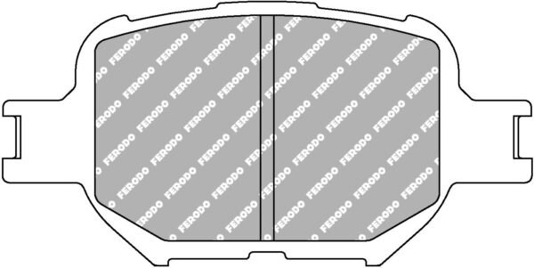 FER-FCP1528H - Ferodo DS2500 Brake Pads; Front - Image 3