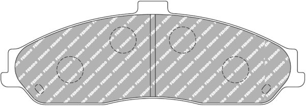 FER-FCP1553W - Ferodo DS1.11 Brake Pads; Front - Image 3
