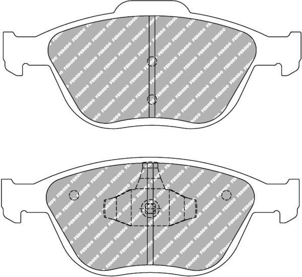 FER-FCP1568R - Ferodo DS3000 Brake Pads; Front/Rear - Image 3