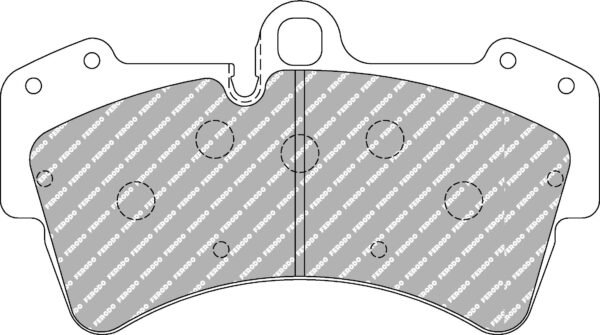 FER-FCP1626H - Ferodo DS2500 Brake Pads; Front - Image 3
