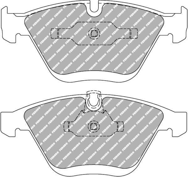 FER-FCP1628Z - Ferodo DS UNO Brake Pads; Front - Image 3