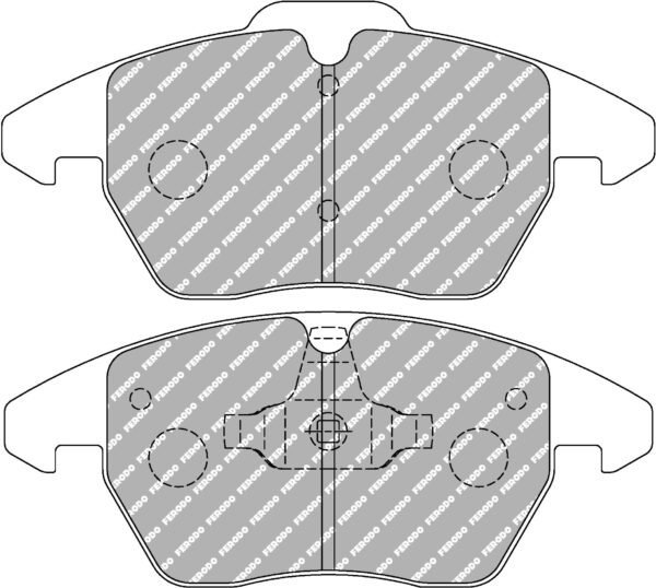 FER-FCP1641Z - Ferodo DS UNO Brake Pads; Front - Image 3