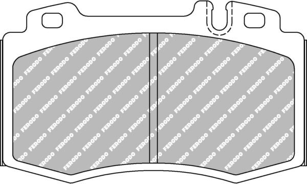 FER-FCP1661H - Ferodo DS2500 Brake Pads; Front - Image 3