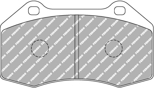 FER-FCP1667H - Ferodo DS2500 Brake Pads; Front - Image 3