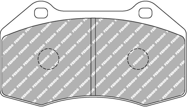 FER-FCP1667W - Ferodo DS1.11 Brake Pads; Front - Image 3