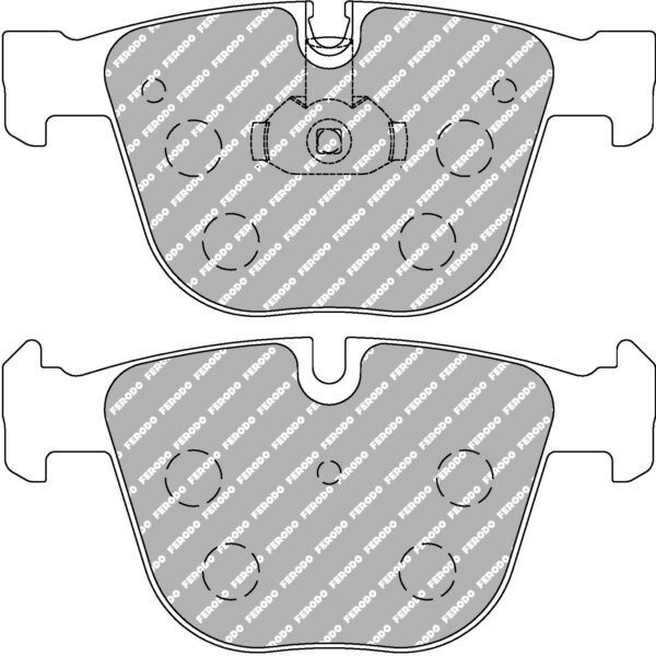 FER-FCP1672W - Ferodo DS1.11 Brake Pads; Rear - Image 3