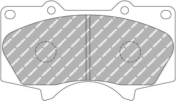 FER-FCP1698H - Ferodo DS2500 Brake Pads; Front - Image 3