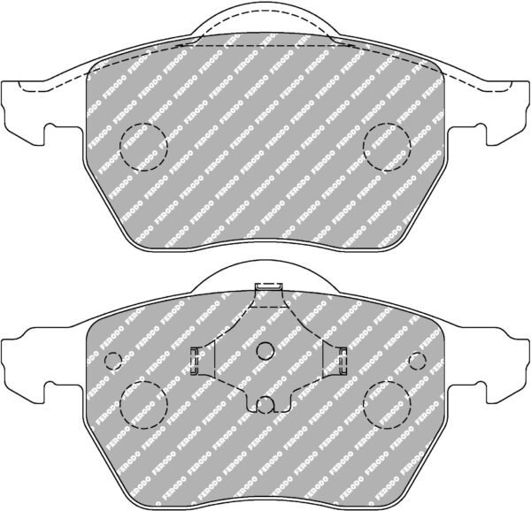 FER-FCP1717H - Ferodo DS2500 Brake Pads; Front - Image 3