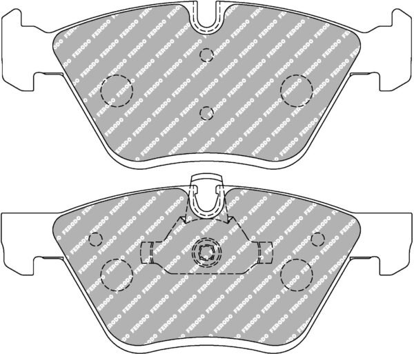 FER-FCP1773H - Ferodo DS2500 Brake Pads; Front - Image 3