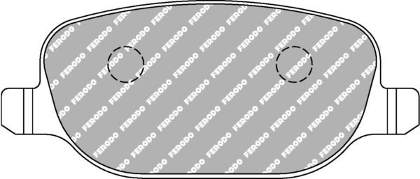 FER-FCP1795H - Ferodo DS2500 Brake Pads; Rear - Image 3