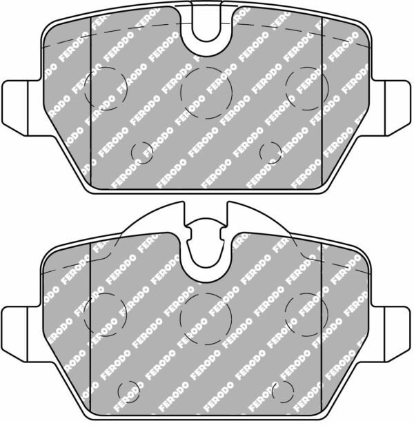 FER-FCP1806H - Ferodo DS2500 Brake Pads; Rear - Image 3