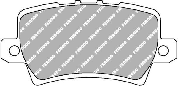FER-FCP1862H - Ferodo DS2500 Brake Pads; Rear - Image 3