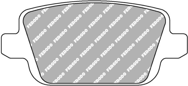 FER-FCP1917H - Ferodo DS2500 Brake Pads; Rear - Image 3