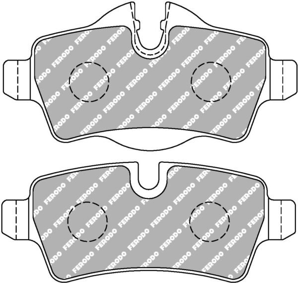 FER-FCP1975W - Ferodo DS1.11 Brake Pads; Rear - Image 3