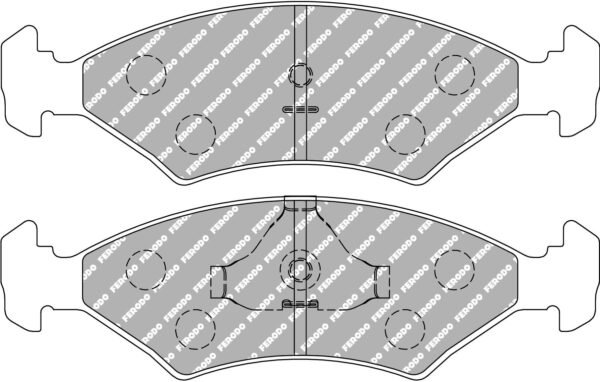 FER-FCP206R - Ferodo DS3000 Brake Pads; Front/Rear - Image 3