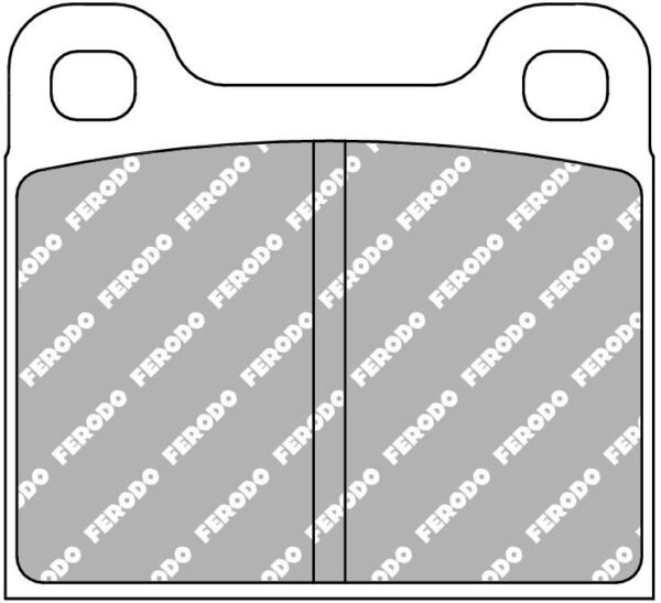FER-FCP2Z - Ferodo DS UNO Brake Pads; Front/Rear - Image 3