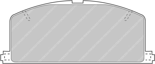 FER-FCP308H - Ferodo DS2500 Brake Pads; Front - Image 3