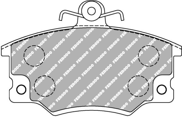 FER-FCP370H - Ferodo DS2500 Brake Pads; Front - Image 3