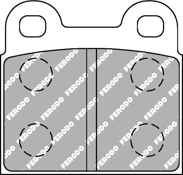 FER-FCP3H - Ferodo DS2500 Brake Pads; Front/Rear - Image 3