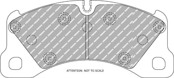 FER-FCP4064H - Ferodo DS2500 Brake Pads; Front - Image 3