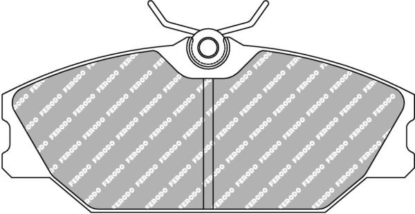 FER-FCP406H - Ferodo DS2500 Brake Pads; Front - Image 3