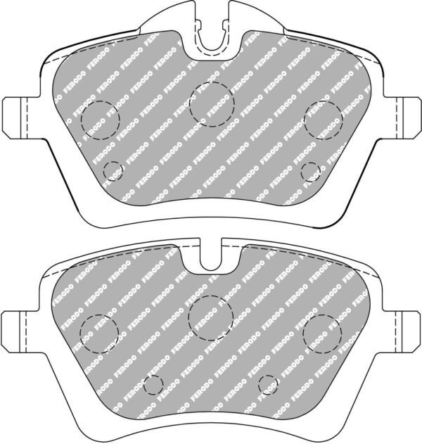 FER-FCP4080H - Ferodo DS2500 Brake Pads; Front - Image 3